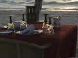 Table for Two on the Beach  Dubai  United Arab Emirates  Middle East