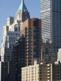 Tall Buildings in the Financial District of Lower Manhattan  New York City  New York  USA