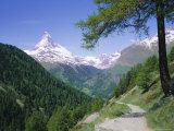 The Matterhorn Mountain  Swiss Alps  Switzerland  Europe
