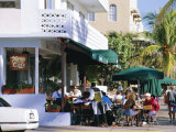 News Cafe on Ocean Drive  South Beach  Miami Beach  Florida  USA