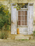 Rustic Door and Bread  Aquitaine  France  Europe