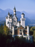 Neuschwanstein Castle  Fussen Bavaria  South Germany