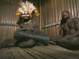 Asmat Tribesmen  Irian Jaya (West Irian) (Irian Barat)  New Guinea  Indonesia  Asia