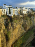Houses Perched on Cliffs  Ronda  Andalucia  Spain