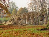 The Remains of the 13th Century Hailes Abbey  Gloucestershire  England  UK