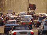 Rush Hour Traffic Jams in London  England  UK