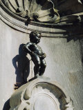 Manneken Pis Statue  Brussels  Belgium