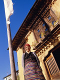 Sherpa Woman  Gapchu Monastery  Solu Khumbu  Nepal