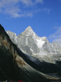 Kya Jo Ri Mountain from Machermo  Machermo  Himalayas  Nepal  Asia