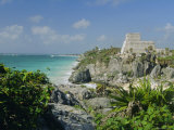 Mayan Archaeological Site  Tulum  Yucatan  Mexico  Central America