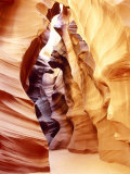 Coloured Rock in Waves Formation in Upper Antelope Canyon  Slot Canyon  Page  Arizona  USA