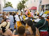 Goombay Festival in Bahama Village  Petronia Street  Key West  Florida  USA