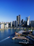 Circular Quay and City Skyline  Sydney  New South Wales  Australia