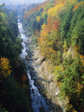 The Ottauquechee River  Quechee Gorge  Vermont  USA