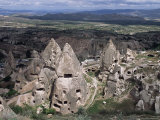 Cave Dwellings  Near Goreme  Cappadocia  Anatolia  Turkey  Asia Minor  Asia