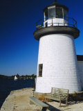 Lighthouse  Living Maritime Museum  Mystic Seaport  Connecticut  USA