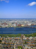 Charles River  Back Bay Area  Boston  Massachusetts  USA