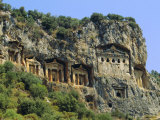Lycian Rock Tombs  Dalyan  Turkey  Eurasia
