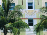 Art Deco Building Detail  South Beach  Miami Beach  Florida  USA