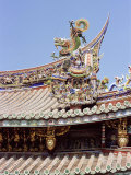 Architectural Detail  Dragon on Roof  Taipei  Taiwan  Asia