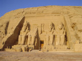 Rock Cut Temple of Ramesses II (Rameses the Great) (Ramses the Great)  Abu Simbel  Nubia  Egypt