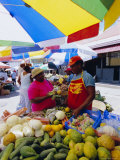 Market in the Capital City of Castries  St Lucia  Windward Islands  West Indies  Caribbean