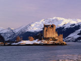 Eilean Donan Castle in Winter  Highlands  Scotland