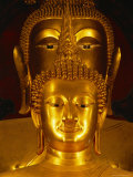 Twin Buddha Images  the Front is Phra Buddhachinnasi Over 600 Years Old  Thailand