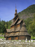 Borgund Stave Church  Western Fjords  Norway