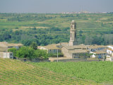 View to Village Across Agricultural Land  Montferri  Tarragona  Catalonia  Spain