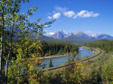 Morants Curve  Bow River  Bow Range  Rocky Mountains  Canada