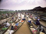 Floating Market  Inle Lake  Shan State  Myanmar (Burma)  Asia