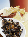 A Plate of Mussels  Glasgow  Scotland  United Kingdom  Europe