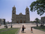 Cathedral in Tacna  Near the Border with Chile  Peru  South America