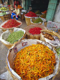 Chilies and Other Vegetables  Chinatown Market  Bangkok  Thailand  Asia