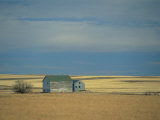 Farm Buildings on the Prairie  North Dakota  USA