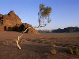 Desert Landscape  Wadi Rum  Jordan  Middle East