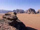 Desert Landscape  Wadi Rum  Jordan  Middle East