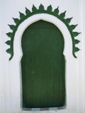 Green Door  Tangier  Morocco  Africa