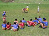 Mongolian Wrestling School  Near Ulan Bator  Mongolia