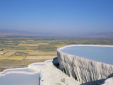 Terraces  Pamukkale  Unesco World Heritage Site  Egee Region  Anatolia  Turkey  Asia Minor  Asia