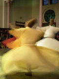 Whirling Dervishes  Sufis Dancing  Istanbul  Turkey  Europe