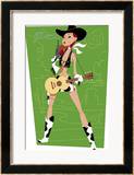 Cowgirl in Full Regalia
