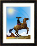 Mexican Caballero on Horseback  Grouped Elements