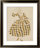 "Costume Design for Columbine, from Sleeping Beauty, 1921" Pre-made-framed Framed Giclee Print