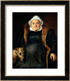 Portrait of an Elderly Woman Or  the Falconer's Wife  1558