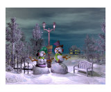 Two Snowmen in the Night