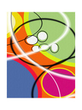 2 of 6 Abstract Art Retro Funk