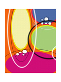 1 of 6 Abstract Art Retro Funk