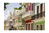 Balconies of Calle Del Cristo San Juan